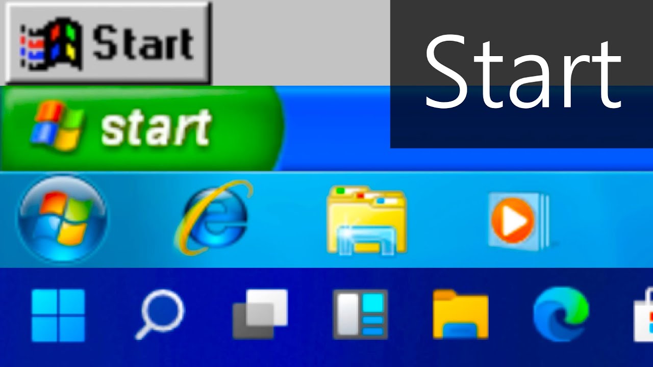 Windows Start Menu Evolution! (95 - 11 + Betas)! Windows Start Menu Evolution! (95 - 11 + Betas)!