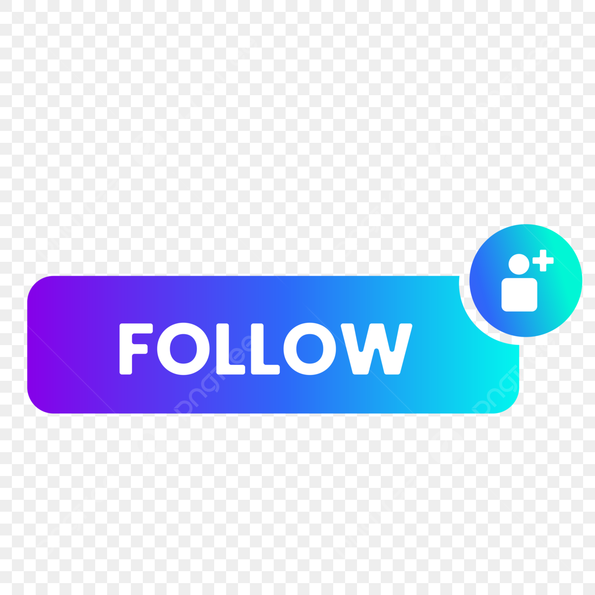 Red follow me button free png 21055231 PNG